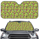 Cute Zombie Pattern Print Car Windshield Sun Shade
