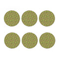Cute Zombie Pattern Print Coaster Set