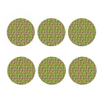 Cute Zombie Pattern Print Coaster Set