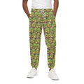 Cute Zombie Pattern Print Cotton Sweatpants