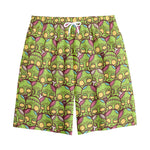 Cute Zombie Pattern Print Cotton Shorts