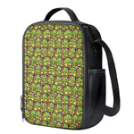 Cute Zombie Pattern Print Crossbody Lunch Bag