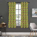 Cute Zombie Pattern Print Grommet Curtain Panels
