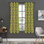 Cute Zombie Pattern Print Curtain