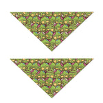 Cute Zombie Pattern Print Dog Bandana