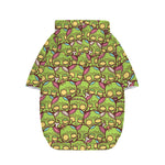 Cute Zombie Pattern Print Dog Zip Up Hoodie