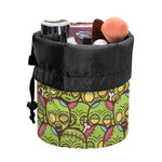 Cute Zombie Pattern Print Drawstring Makeup Bag