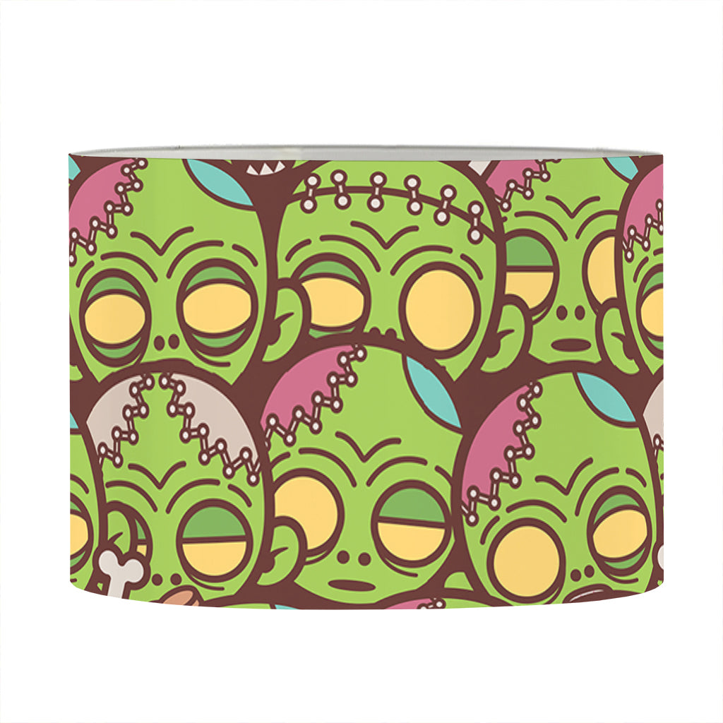 Cute Zombie Pattern Print Drum Lamp Shade