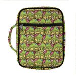 Cute Zombie Pattern Print Front Pocket Bible Bag