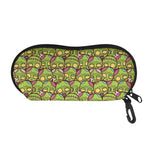 Cute Zombie Pattern Print Glasses Case