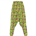 Cute Zombie Pattern Print Hammer Pants