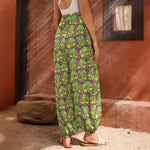 Cute Zombie Pattern Print Harem Pants