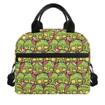 Cute Zombie Pattern Print Insulated Lunch Bag