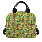 Cute Zombie Pattern Print Insulated Lunch Bag