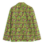 Cute Zombie Pattern Print Men's Blazer