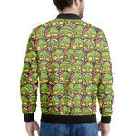 Cute Zombie Pattern Print Men's Bomber Jacket