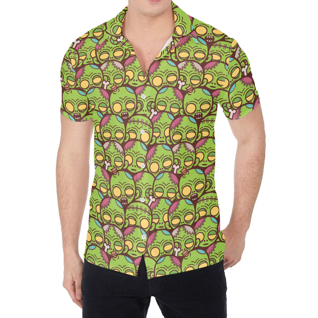 Cute Zombie Pattern Print Men's Shirt