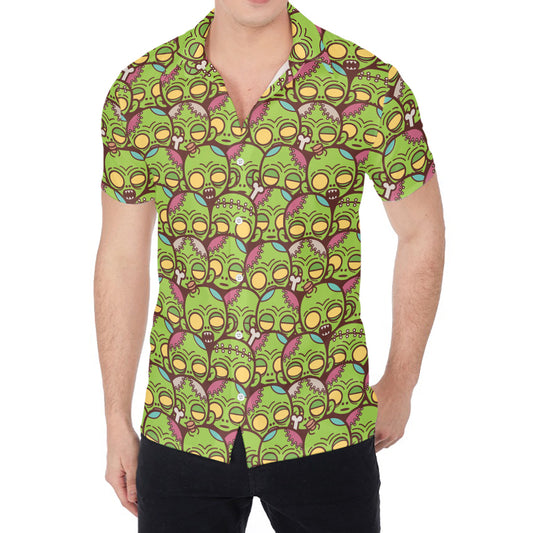 Cute Zombie Pattern Print Men's Shirt