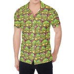 Cute Zombie Pattern Print Men's Shirt