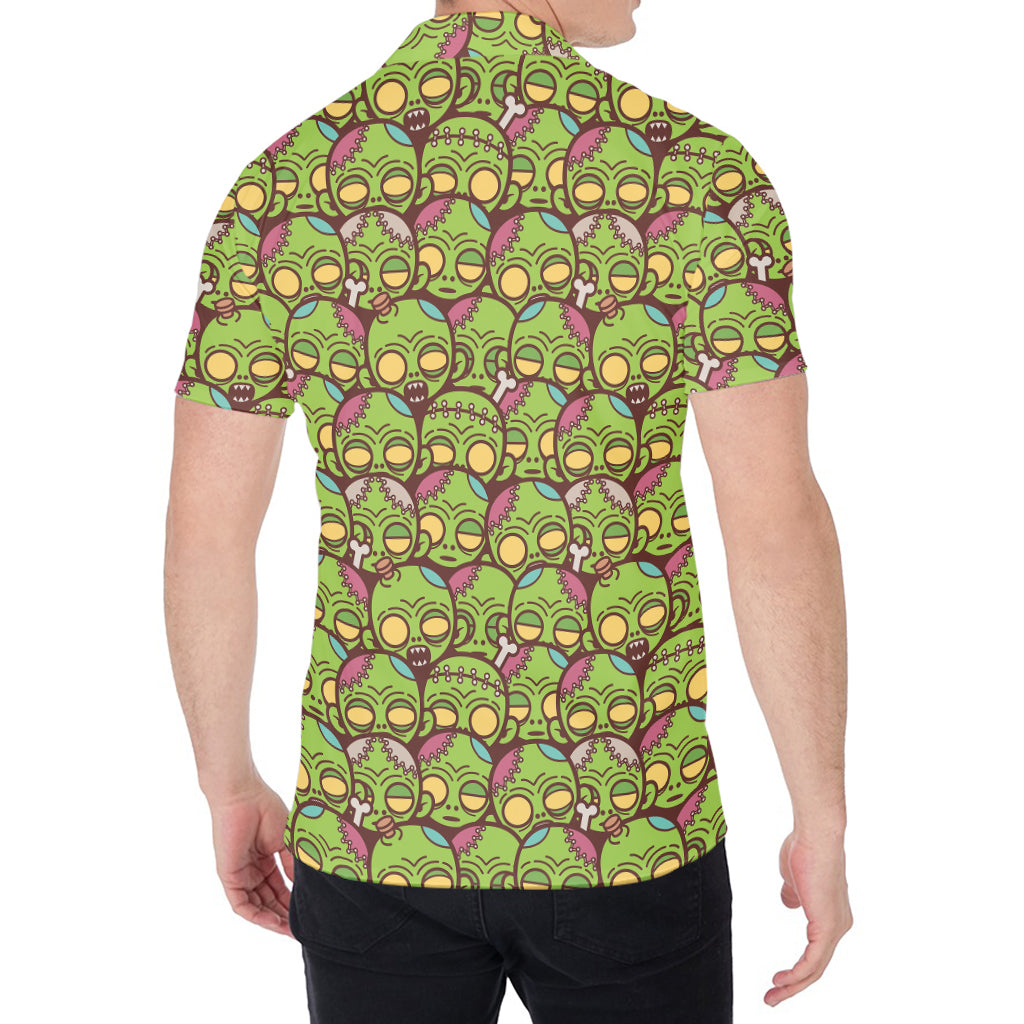 Cute Zombie Pattern Print Men's Shirt