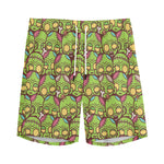 Cute Zombie Pattern Print Men's Sports Shorts