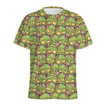 Cute Zombie Pattern Print Men's Sports T-Shirt
