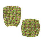 Cute Zombie Pattern Print Office Chair Cover