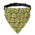 Cute Zombie Pattern Print Over The Collar Dog Bandana