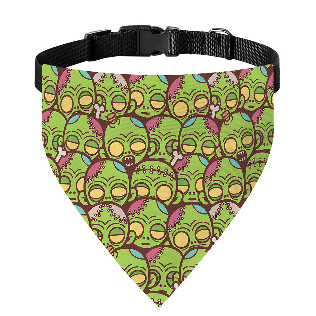 Cute Zombie Pattern Print Over The Collar Dog Bandana
