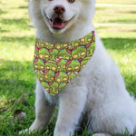 Cute Zombie Pattern Print Over The Collar Dog Bandana