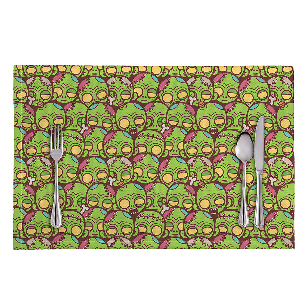 Cute Zombie Pattern Print Placemat