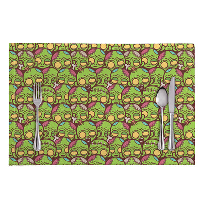 Cute Zombie Pattern Print Placemat