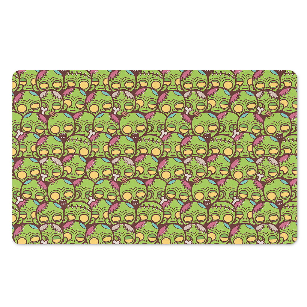 Cute Zombie Pattern Print Polyester Doormat
