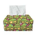 Cute Zombie Pattern Print Rectangle Tissue Box Cover