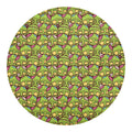 Cute Zombie Pattern Print Round Blanket