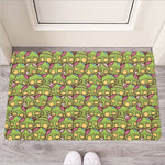 Cute Zombie Pattern Print Rubber Doormat