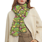Cute Zombie Pattern Print Scarf