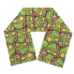 Cute Zombie Pattern Print Scarf