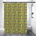 Cute Zombie Pattern Print Shower Curtain