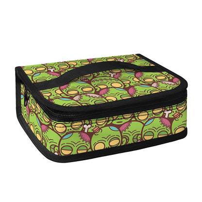 Cute Zombie Pattern Print Small Lunch Bag