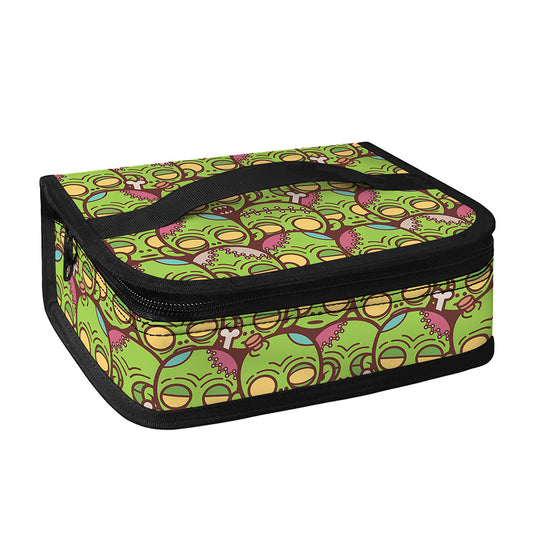 Cute Zombie Pattern Print Small Lunch Bag