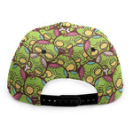 Cute Zombie Pattern Print Snapback Cap
