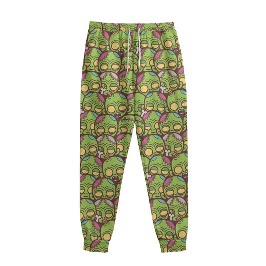 Cute Zombie Pattern Print Sweatpants