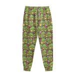 Cute Zombie Pattern Print Sweatpants