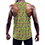 Cute Zombie Pattern Print Training Tank Top