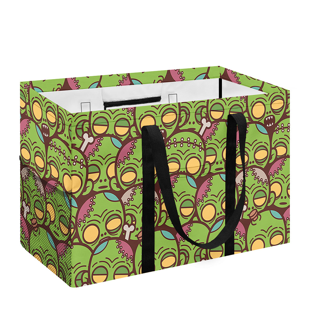 Cute Zombie Pattern Print Utility Tote Bag