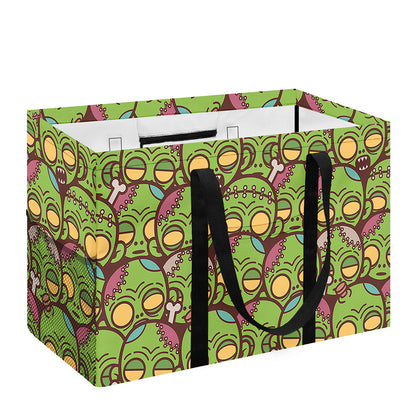Cute Zombie Pattern Print Utility Tote Bag