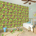 Cute Zombie Pattern Print Wall Sticker