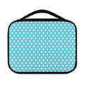 Cyan And White Polka Dot Pattern Print Classic Bible Case