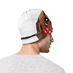 Dachshund With Red Sunglasses Print Beanie